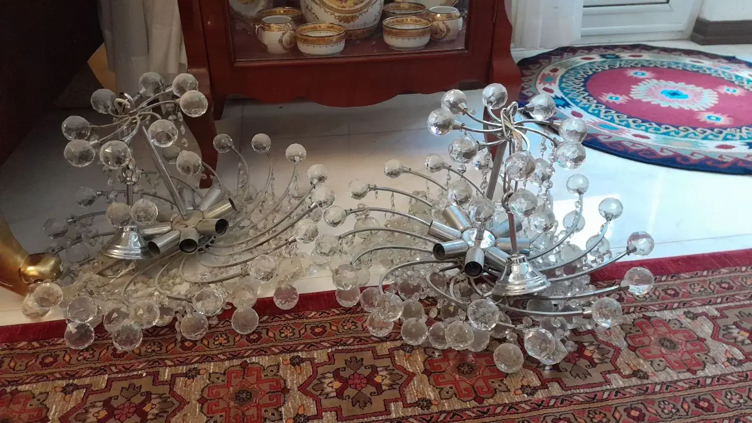 یک جفت لوستر|لوستر و چراغ آویز|شیروان (خراسان), |دیوار