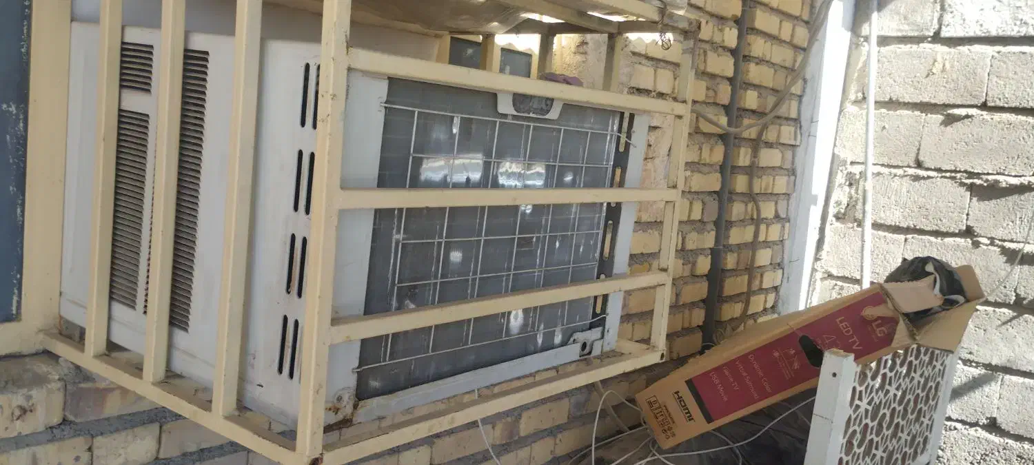 کولر پنجره ای|کولر گازی و فن‌کوئل|رودان, |دیوار