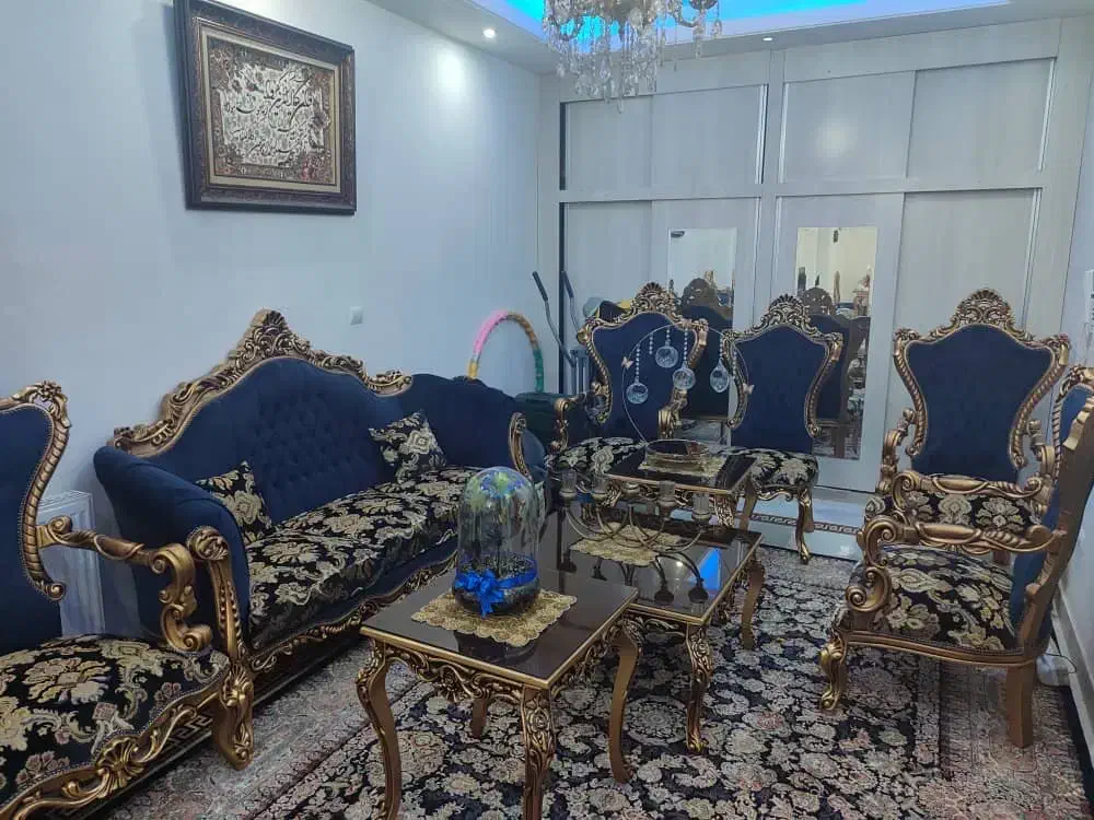 مبل سلطنتی ۸ نفره|مبلمان خانگی و میز عسلی|تهران, امام زاده حسن|دیوار