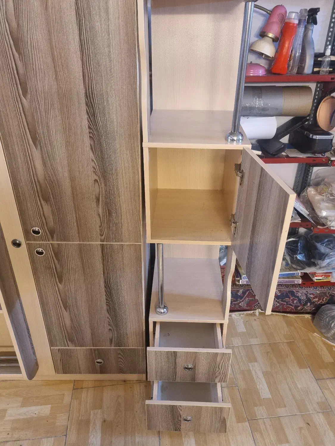 کمد شرکتی تمیز|کتابخانه، شلف، قفسه‌های دیواری|قزوین, |دیوار