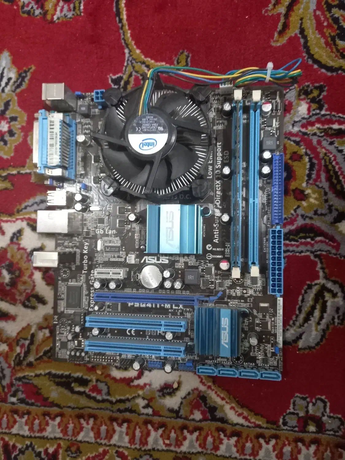 مادربرد سی پی یو و رم ddr3 سوکت ۷۷۵|قطعات و لوازم جانبی رایانه|شهرکرد, |دیوار