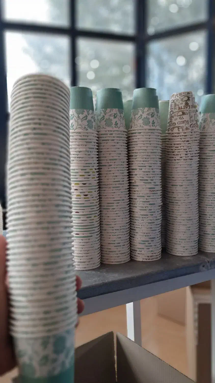 لیوان کاغذی|ظروف نگهدارنده، پلاستیکی، یکبارمصرف|تبریز, |دیوار