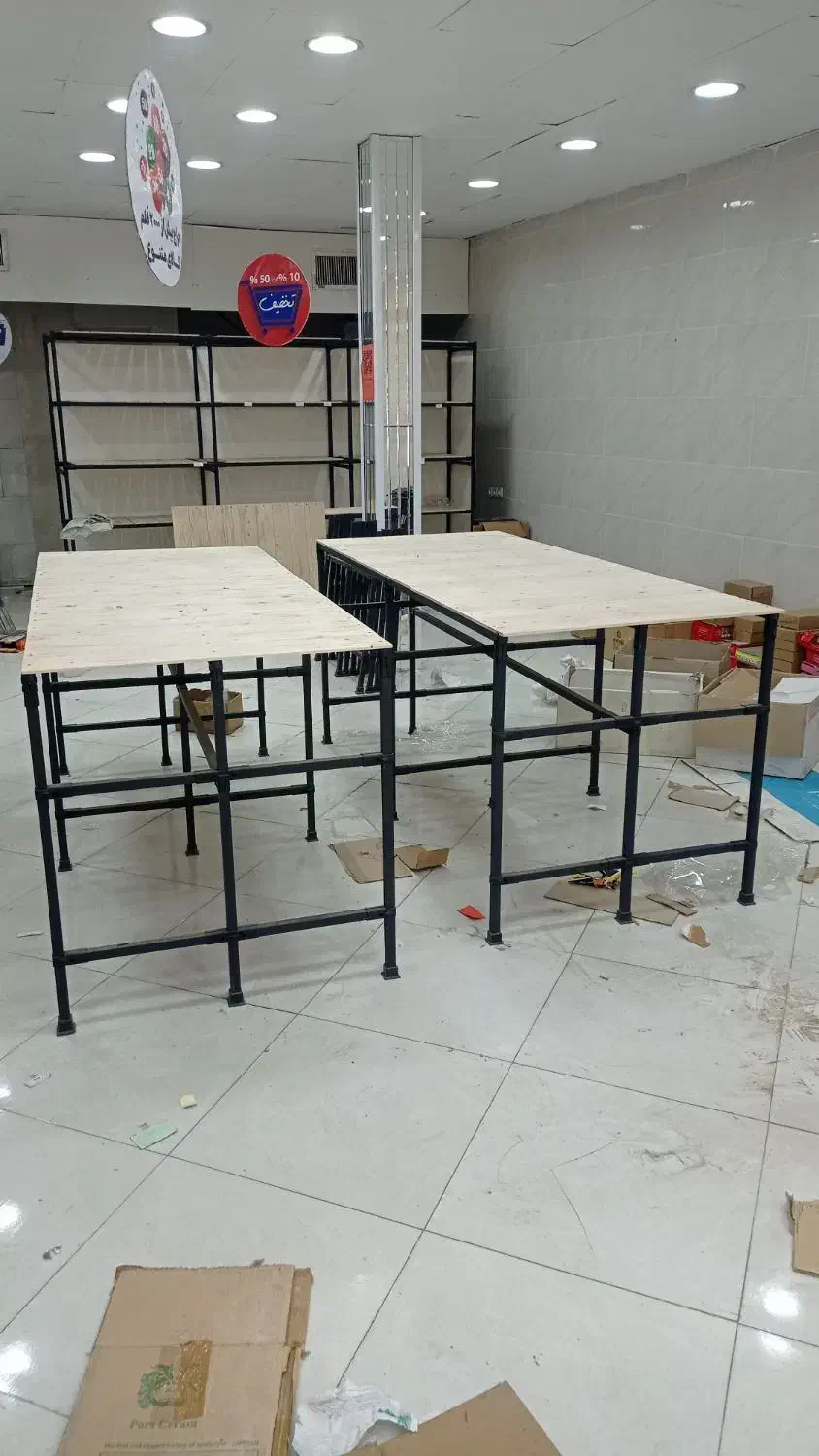 قفسه فروشگاهی چوبی فلزی|فروشگاه و مغازه|اسلامشهر, باغ فیض|دیوار