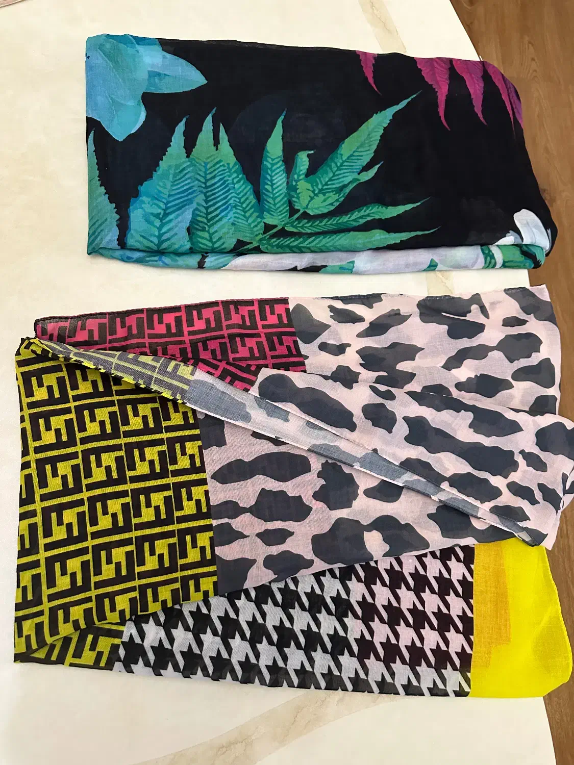 فروش روسری شال و ماسک پارچه ای تک و یا عمده|لباس|قزوین, |دیوار