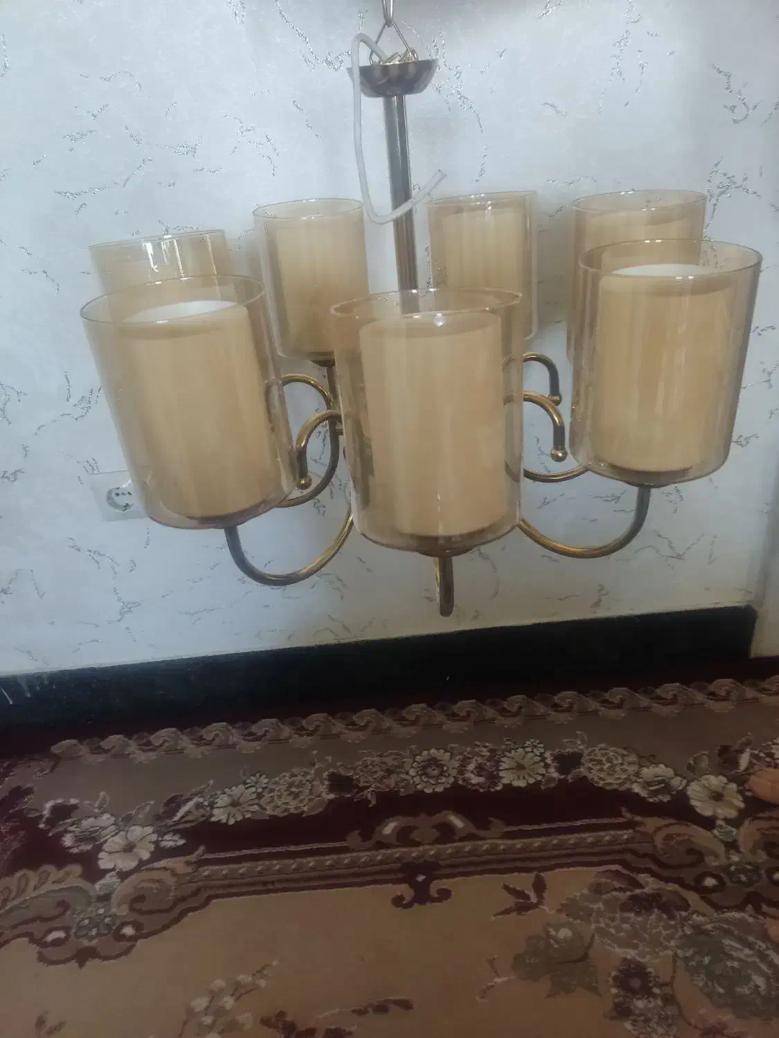 دو عدد لوستر|لوستر و چراغ آویز|تبریز, |دیوار