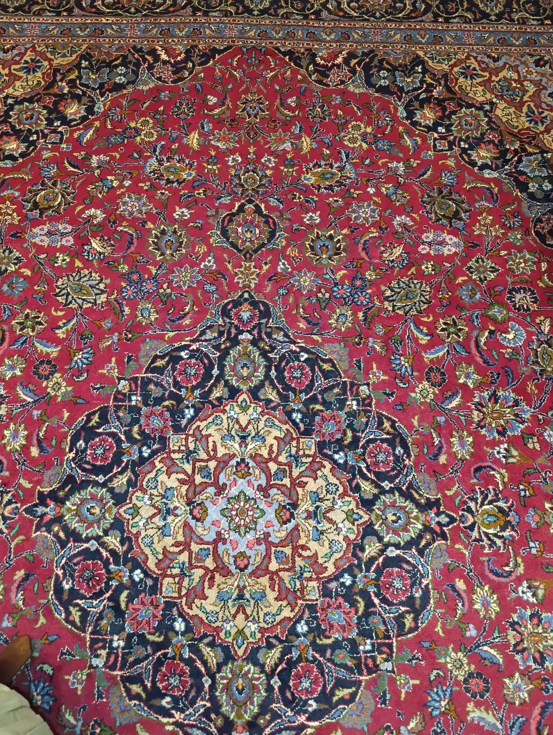 فرش پشمی کاشمری 12 متری معاوضه|فرش|مشهد, اقبال|دیوار