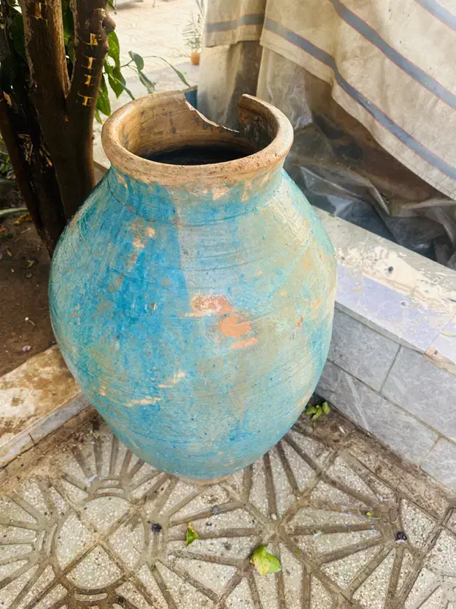 کوزه سفالی تزئینی|کلکسیون اشیاء عتیقه|یزد, |دیوار