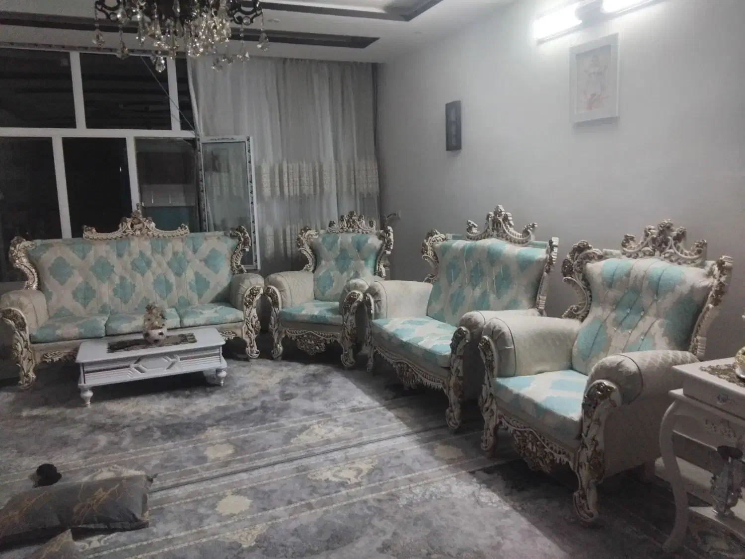 مبل هفت نفره درحد نو|مبلمان خانگی و میز عسلی|پیر بکران, |دیوار