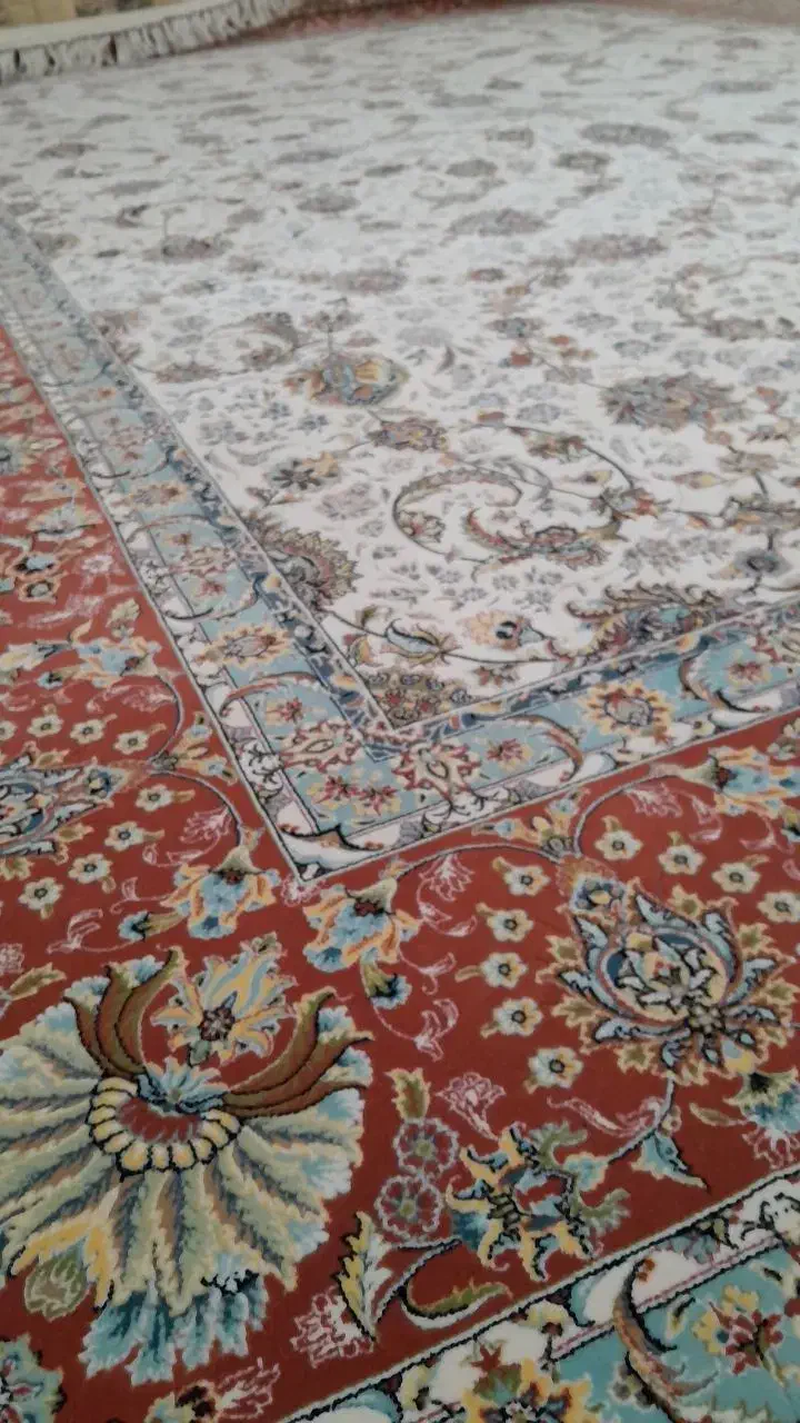 اصل 1200شان نخی 9متر دوتا|فرش|کرمانشاه, |دیوار