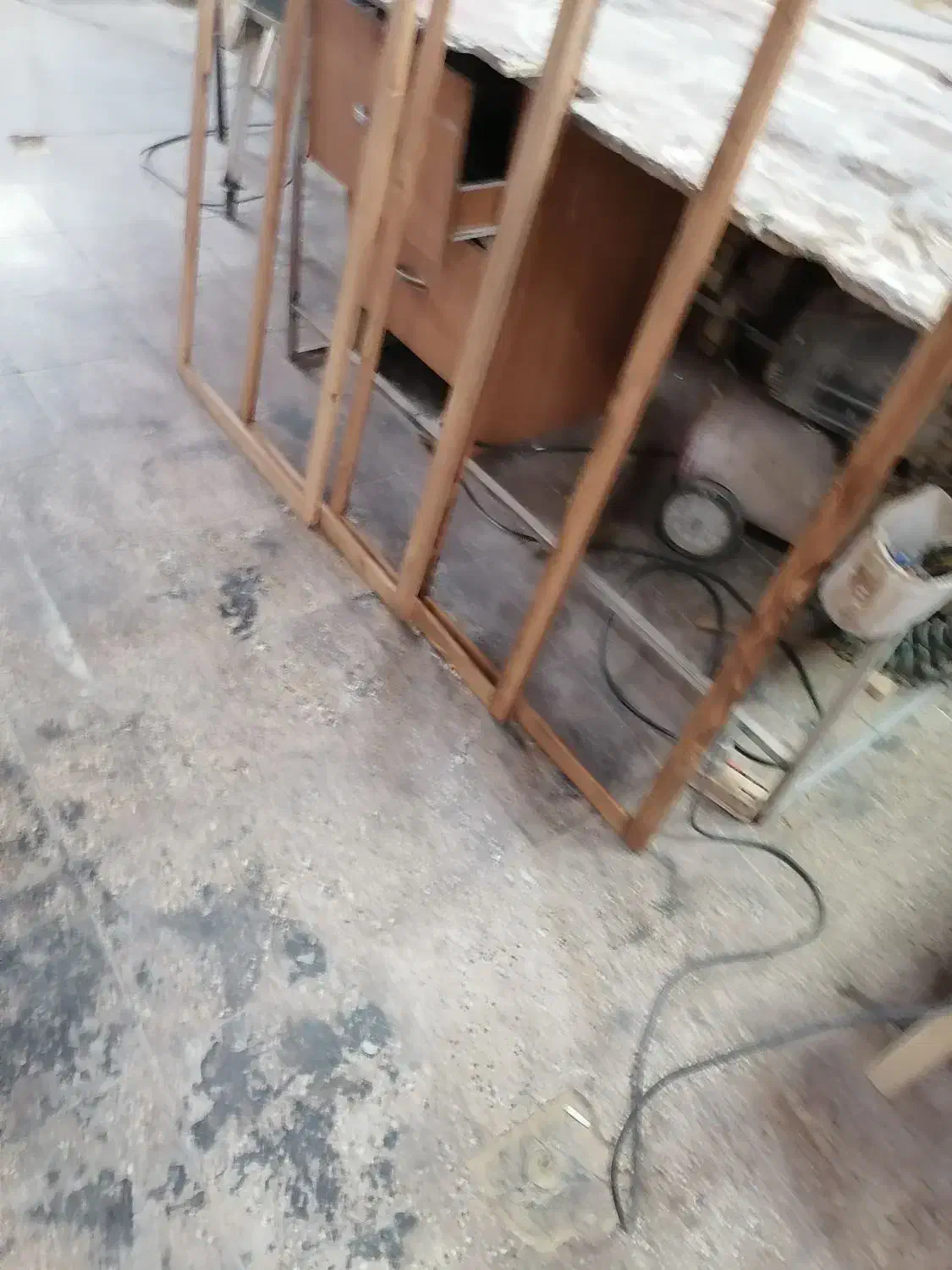 قاب آینه چوبی قدی گنبدی|آینه|مشهد, الهیه|دیوار