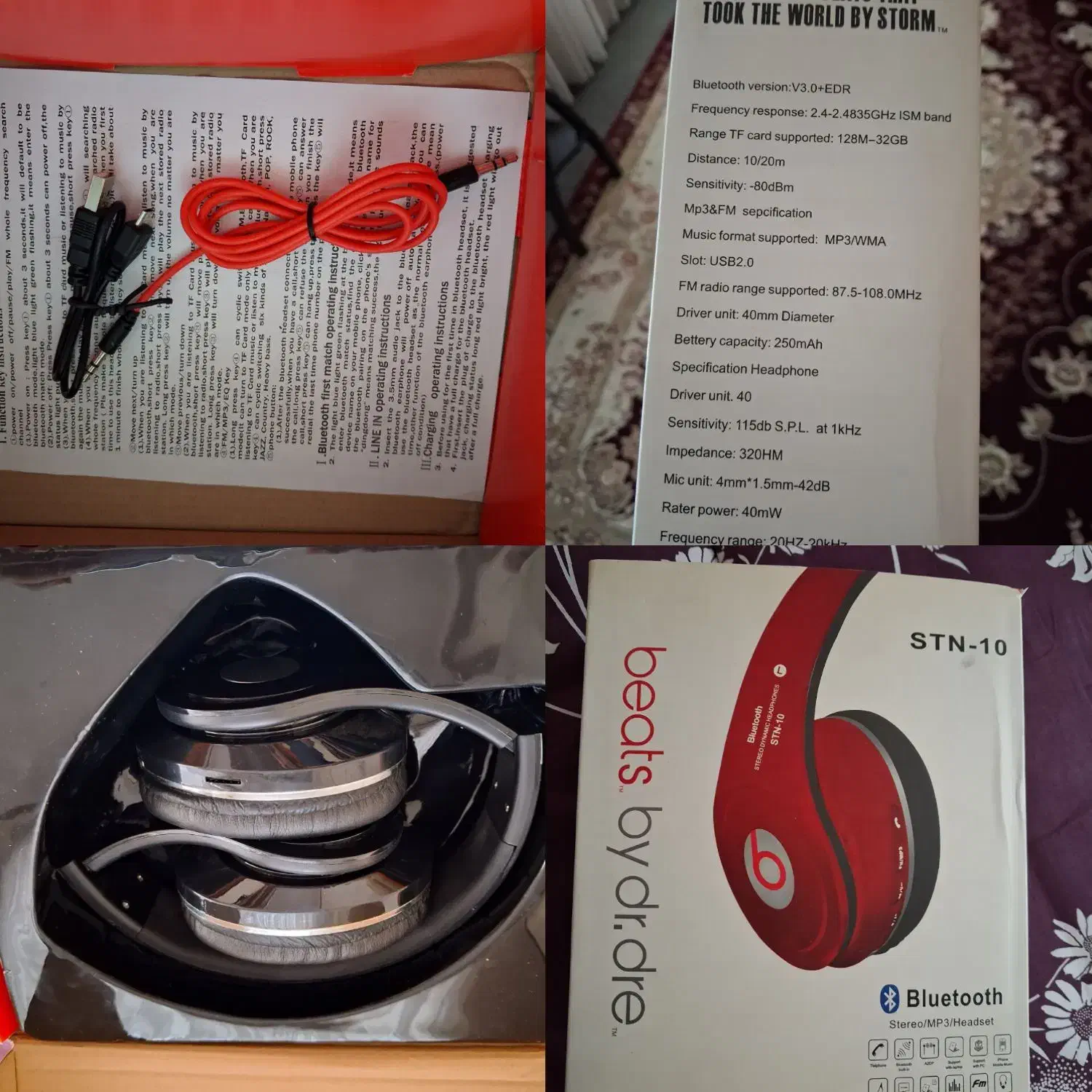 هدفون بلوتوثی آکبند و اصلا استفاده نشده اصلی|لوازم جانبی موبایل و تبلت|کرمانشاه, |دیوار