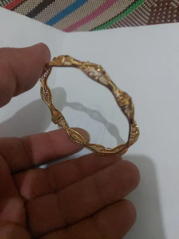 النگو دست بند طلایی شیک|بدلیجات|فردوسیه, |دیوار