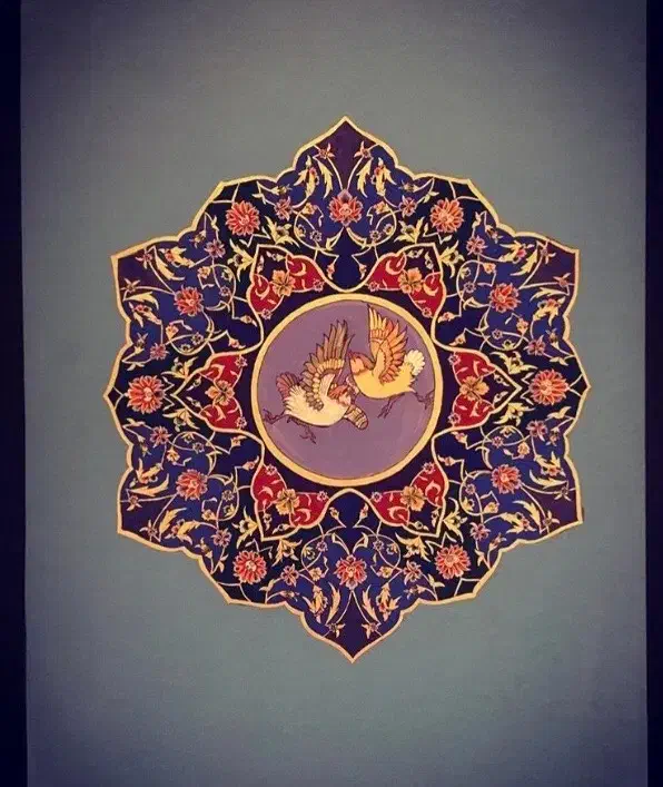 تابلو نقاشی تذهیب|تابلو، نقاشی، عکس|نور, |دیوار