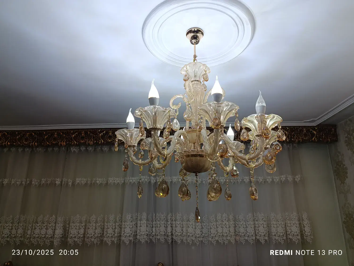 لوستر|لوستر و چراغ آویز|قزوین, |دیوار