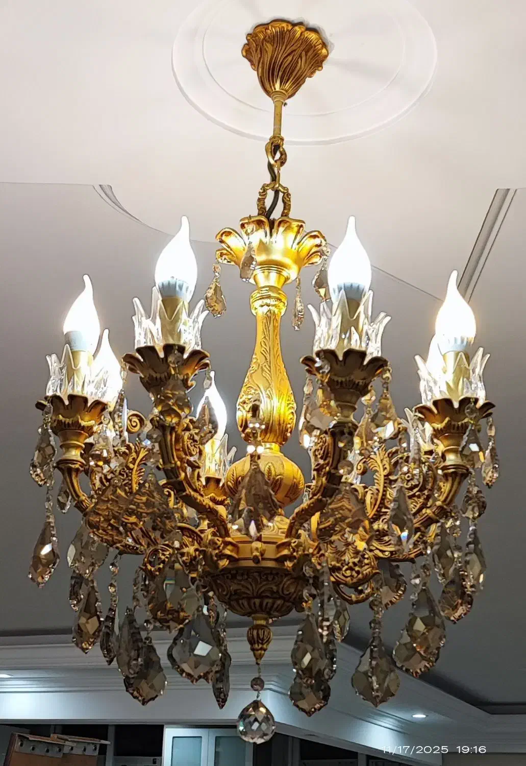 یک جفت لوستر۸شاخه|لوستر و چراغ آویز|تهران, امیریه|دیوار