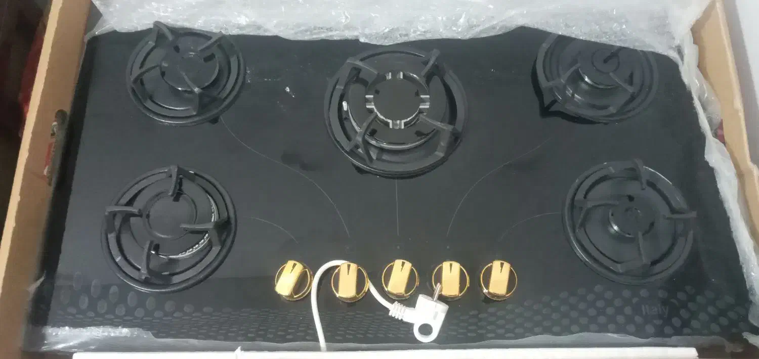 اجاق گاز شیشه ای پنج شعله|اجاق گاز و لوازم برقی پخت‌وپز|رشت, بیجارپس|دیوار