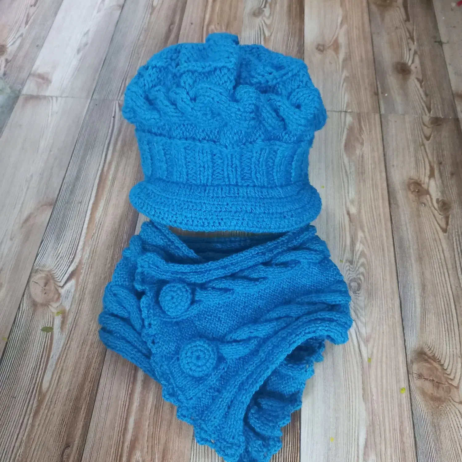 کلاه وشال گردن دست بافت|لباس|مشهد, ایثارگران|دیوار