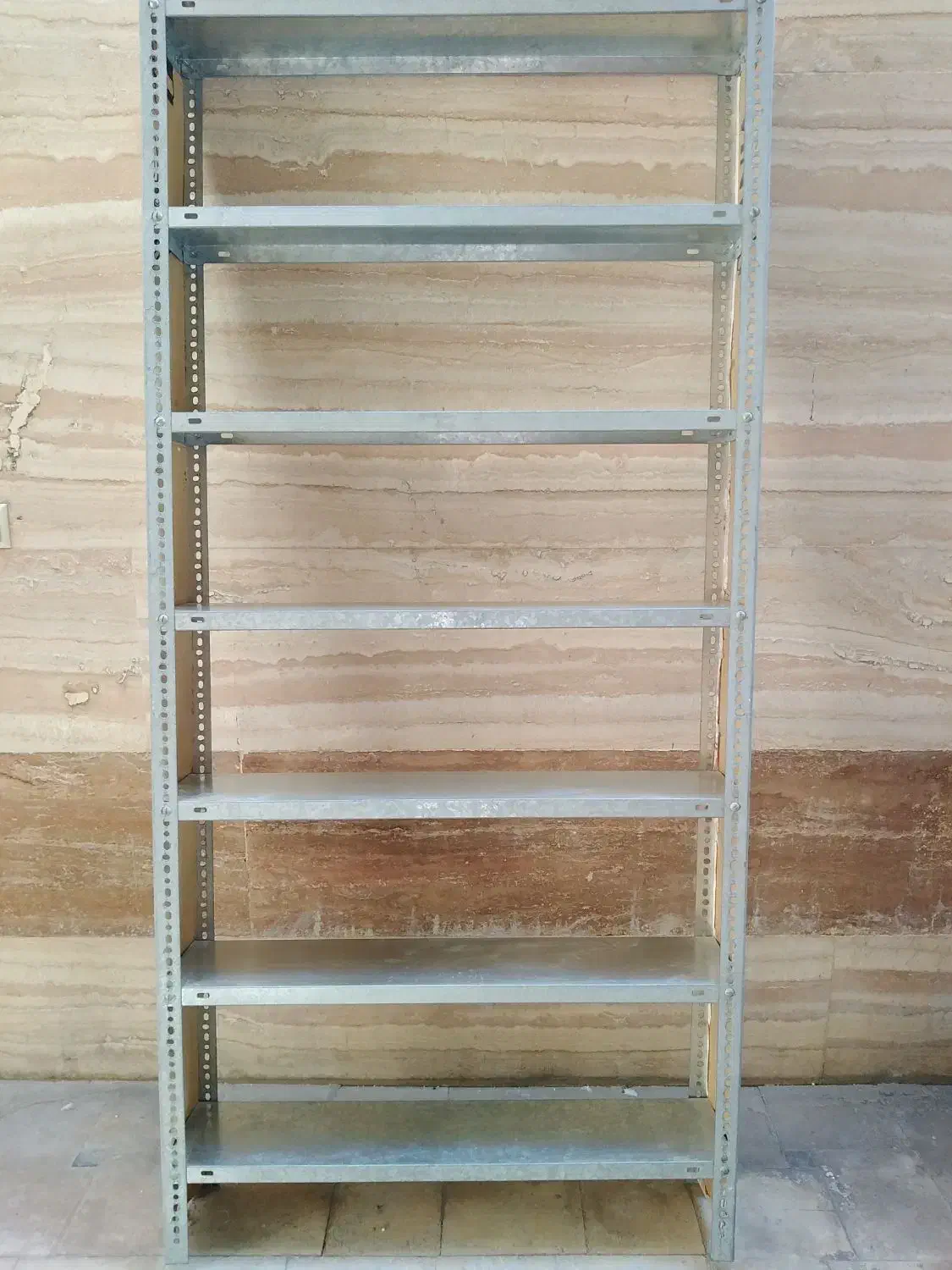 قفسه گالوانیزه|کتابخانه، شلف، قفسه‌های دیواری|قم, انسجام|دیوار