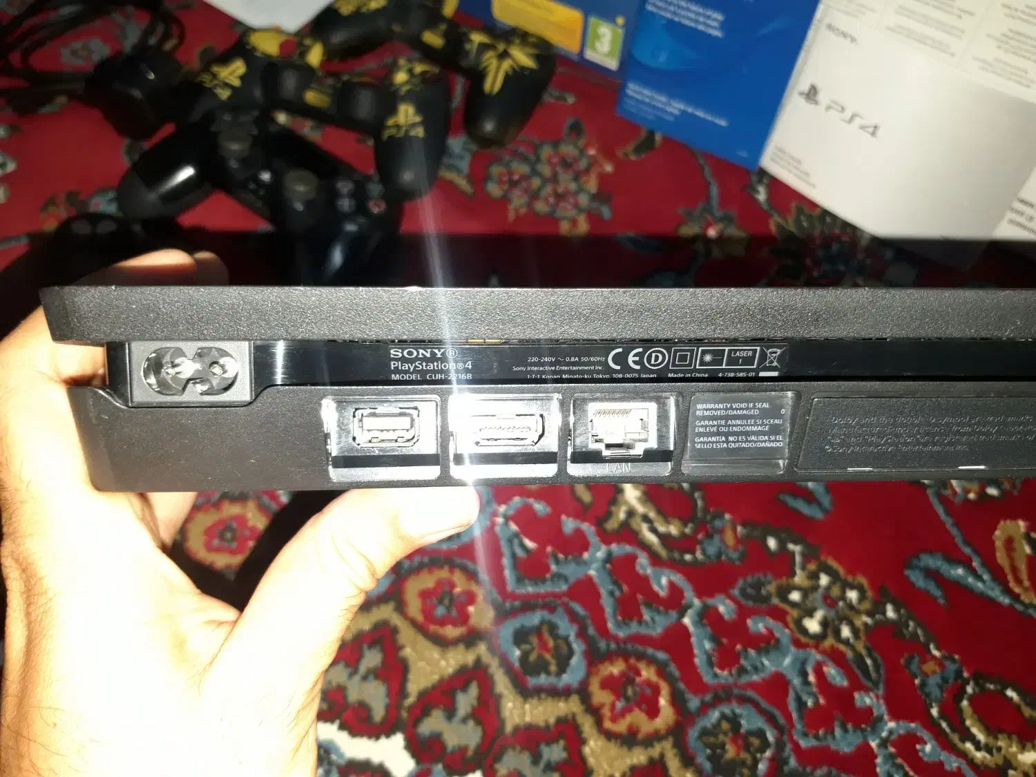 ps4 سونی اسلیم یکترا کپی خور دو دسته|کنسول، بازی ویدئویی و آنلاین|قم, امامزاده ابراهیم|دیوار