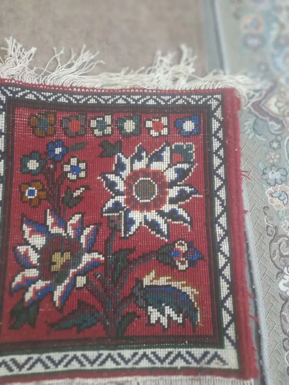 دوعدد فرش دستبافت|فرش|بهارستان, |دیوار