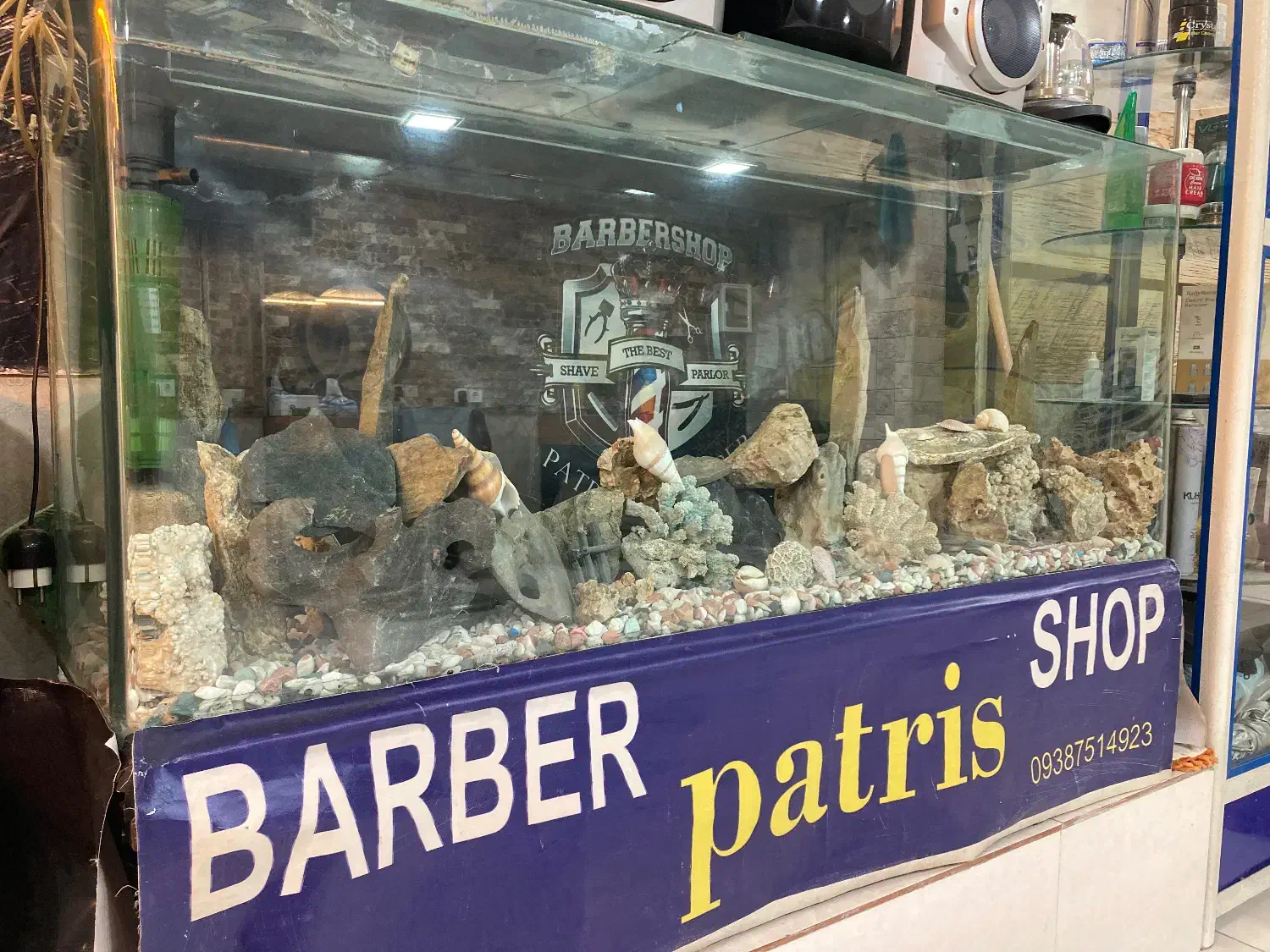 آکواریوم شیشه خم|ماهی|نهاوند, |دیوار