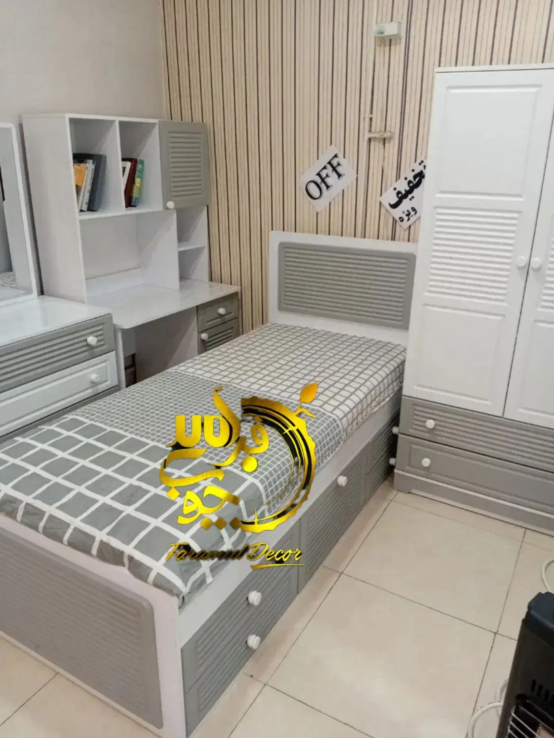 سرویس خواب**تخت خواب مدل آرنیکا**|تخت و سرویس خواب|رشت, استقامت ۲|دیوار