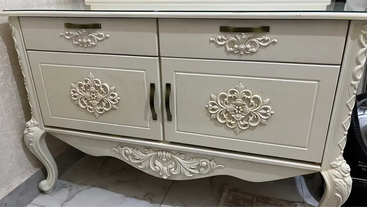 آینه کنسول|بوفه، ویترین، کنسول|تبریز, |دیوار