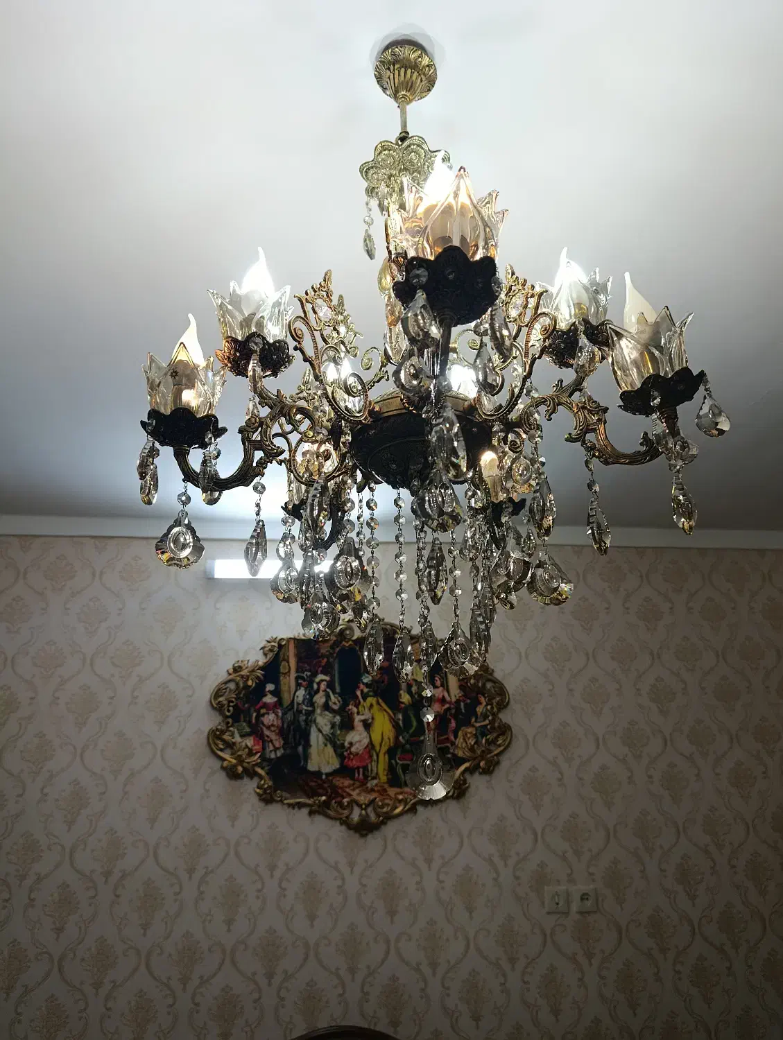 لوستر نو|لوستر و چراغ آویز|قزوین, |دیوار