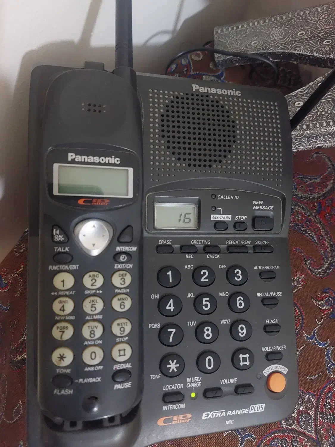 گوشی بیسیم منشی دار اصل ژاپن پاناسونیک د حد|تلفن رومیزی|رشت, حومه رشت|دیوار