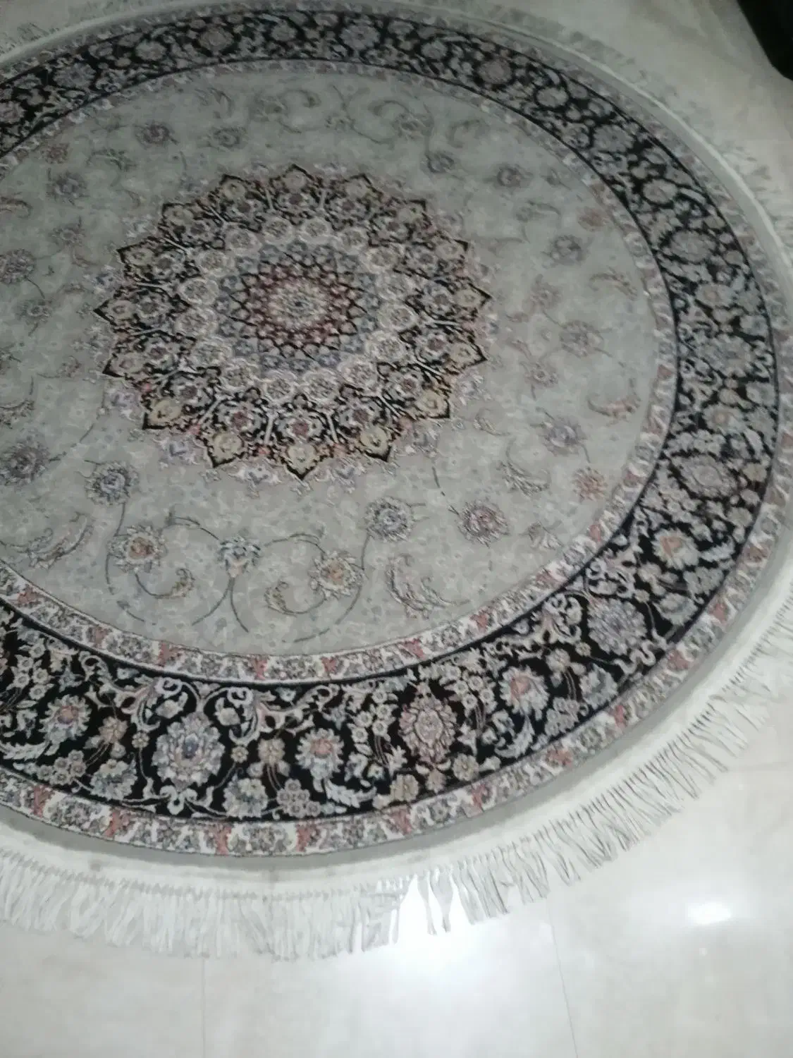 فرش گرد وکناره|فرش|کرمانشاه, |دیوار