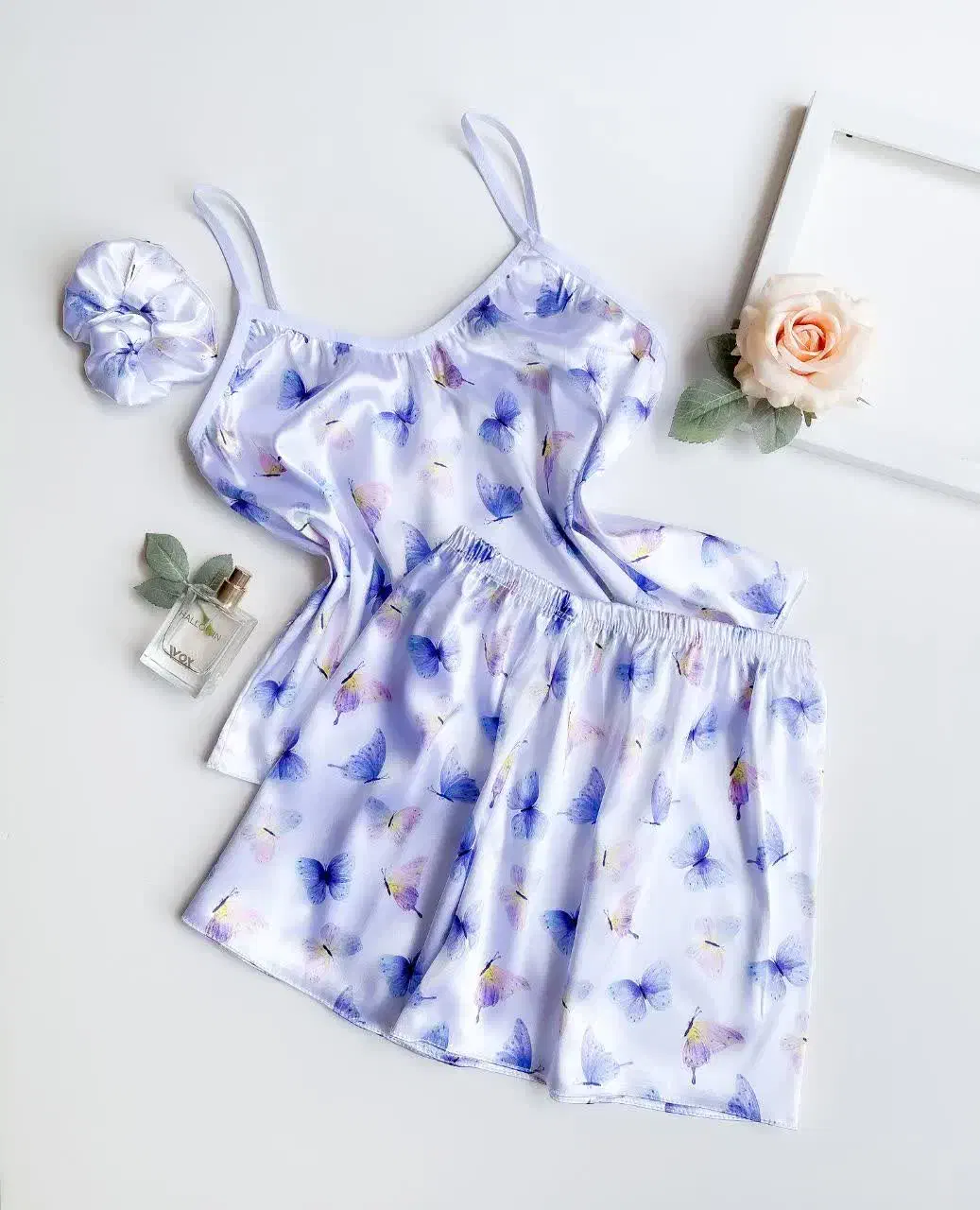 لباس خواب ساتن سه تیکه|لباس|تهران, تسلیحات|دیوار