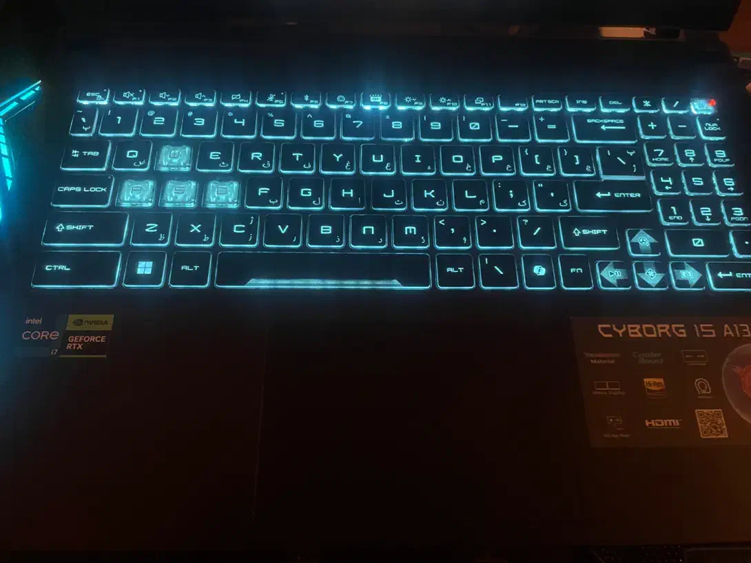 لپ تاپ msi سایبورگ ۱۵|رایانه همراه|تهران, میدان ولیعصر|دیوار