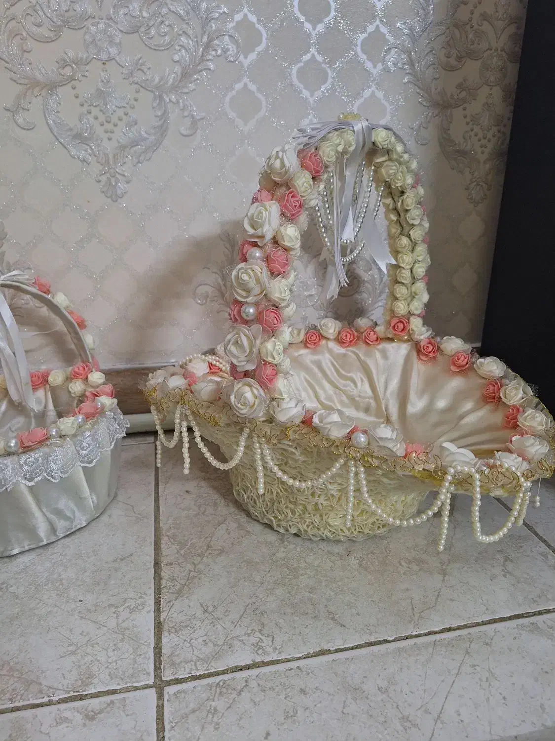 سبد بله برون و گل ریزون|گل مصنوعی|گلستان (تهران), |دیوار