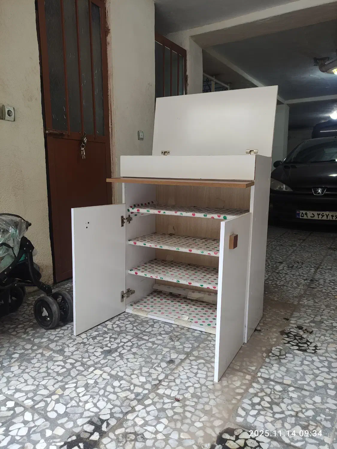 جاکفشی MDF|جاکفشی، کمد، دراور|رشت, لاکان شهر|دیوار