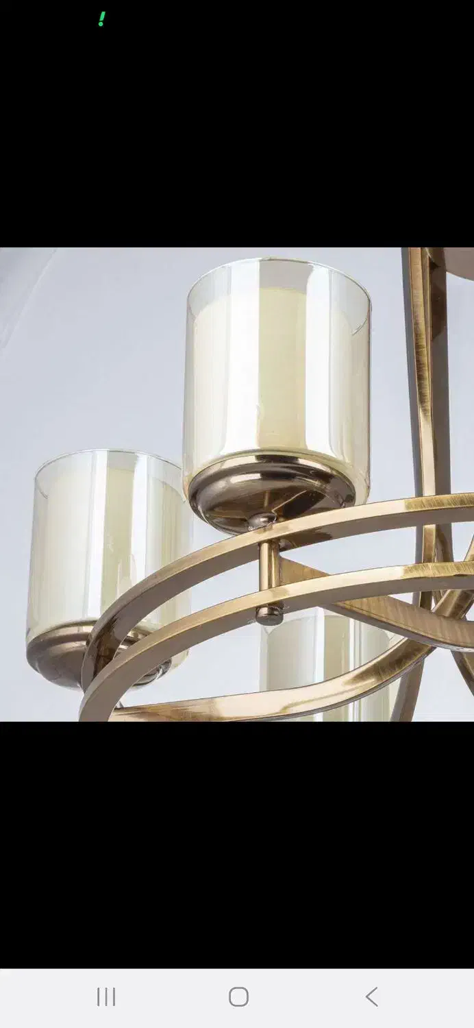 یک عدد لوستر ۶ شعله صفر (زیر قیمت بازار )|لوستر و چراغ آویز|سقز, |دیوار