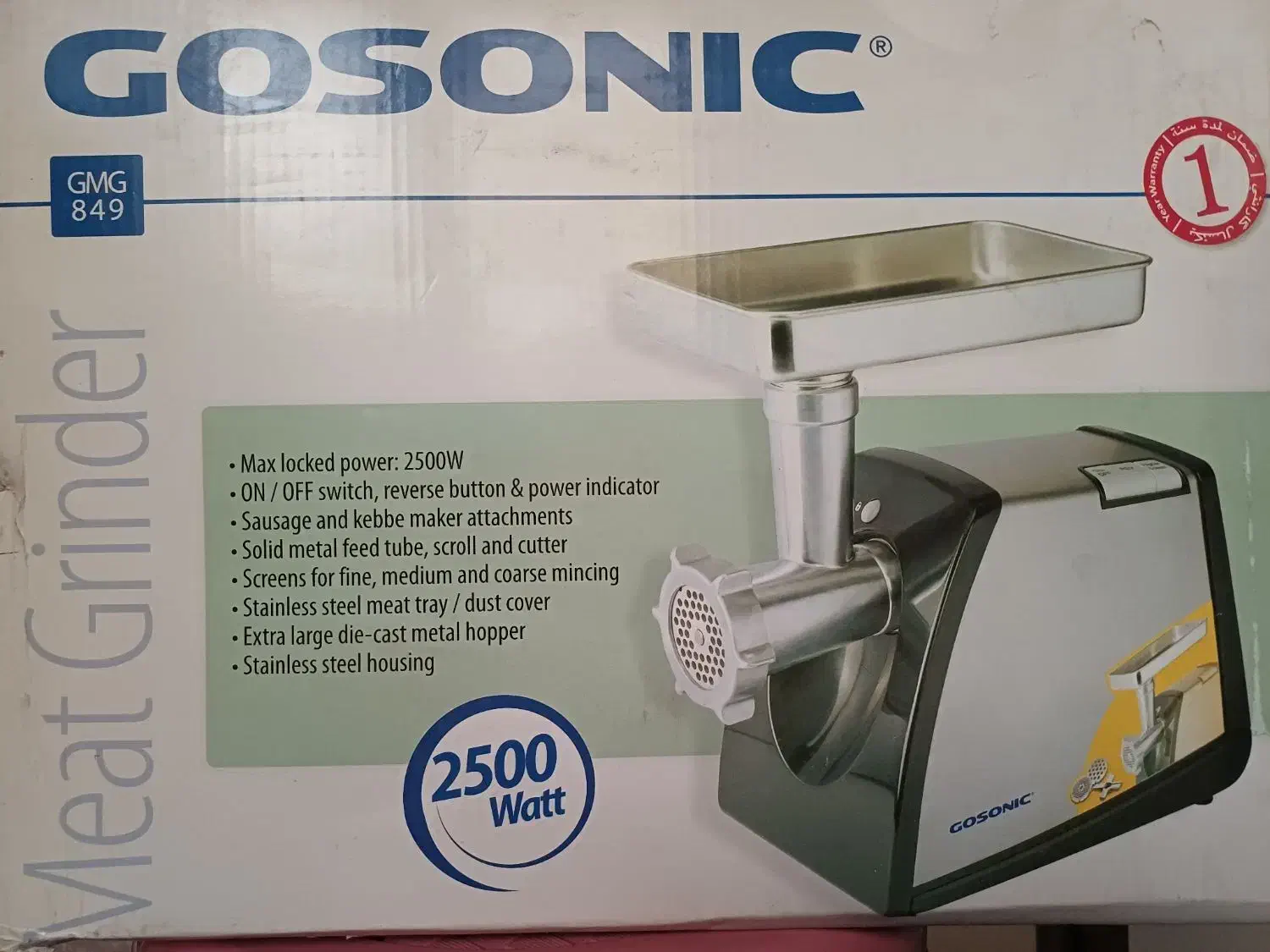 چرخ گوشت گاسونیک|سایر لوازم برقی|تهران, افسریه شمالی|دیوار