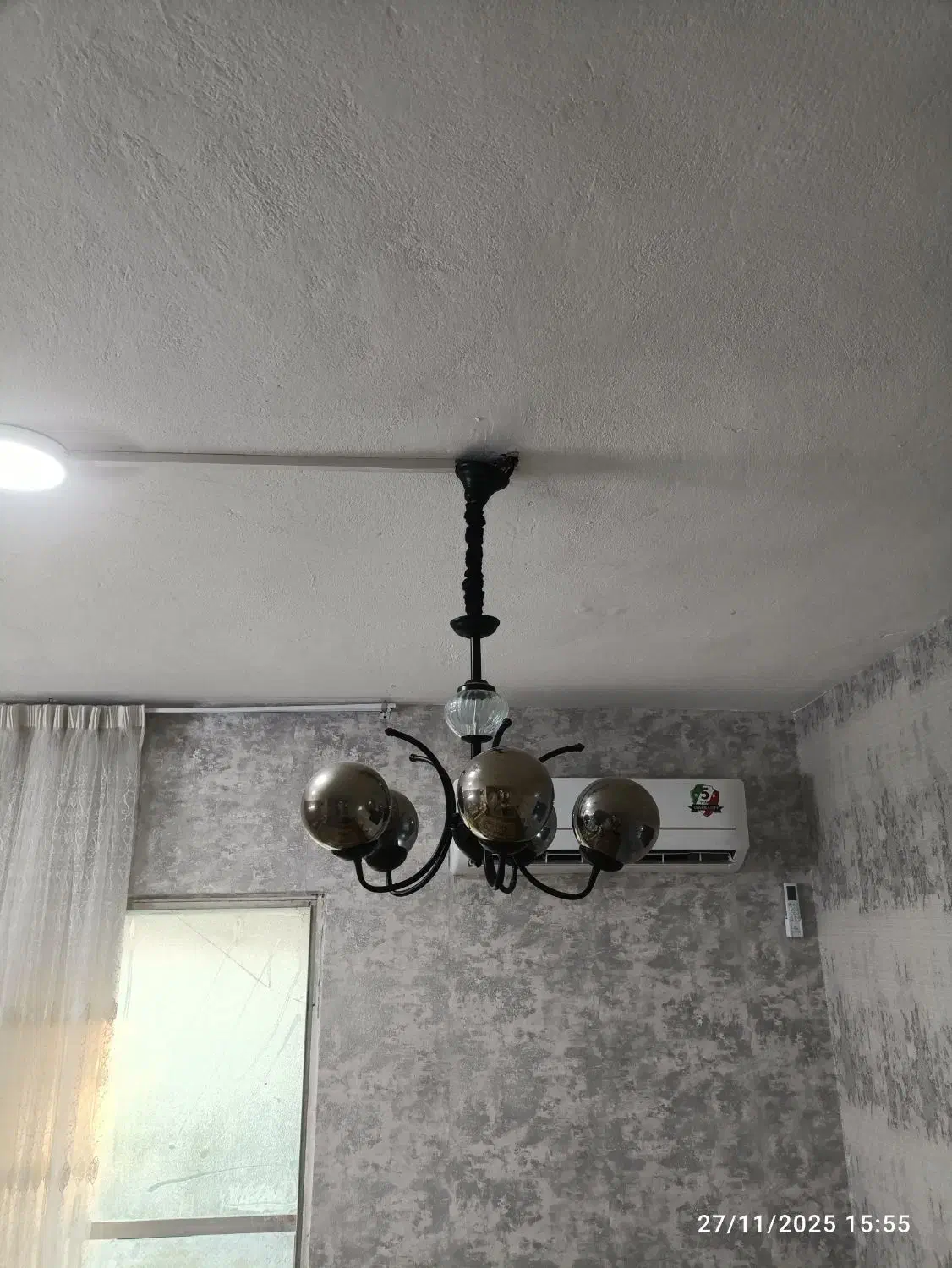 لوستر نو پنج شعله|لوستر و چراغ آویز|بندرعباس, |دیوار