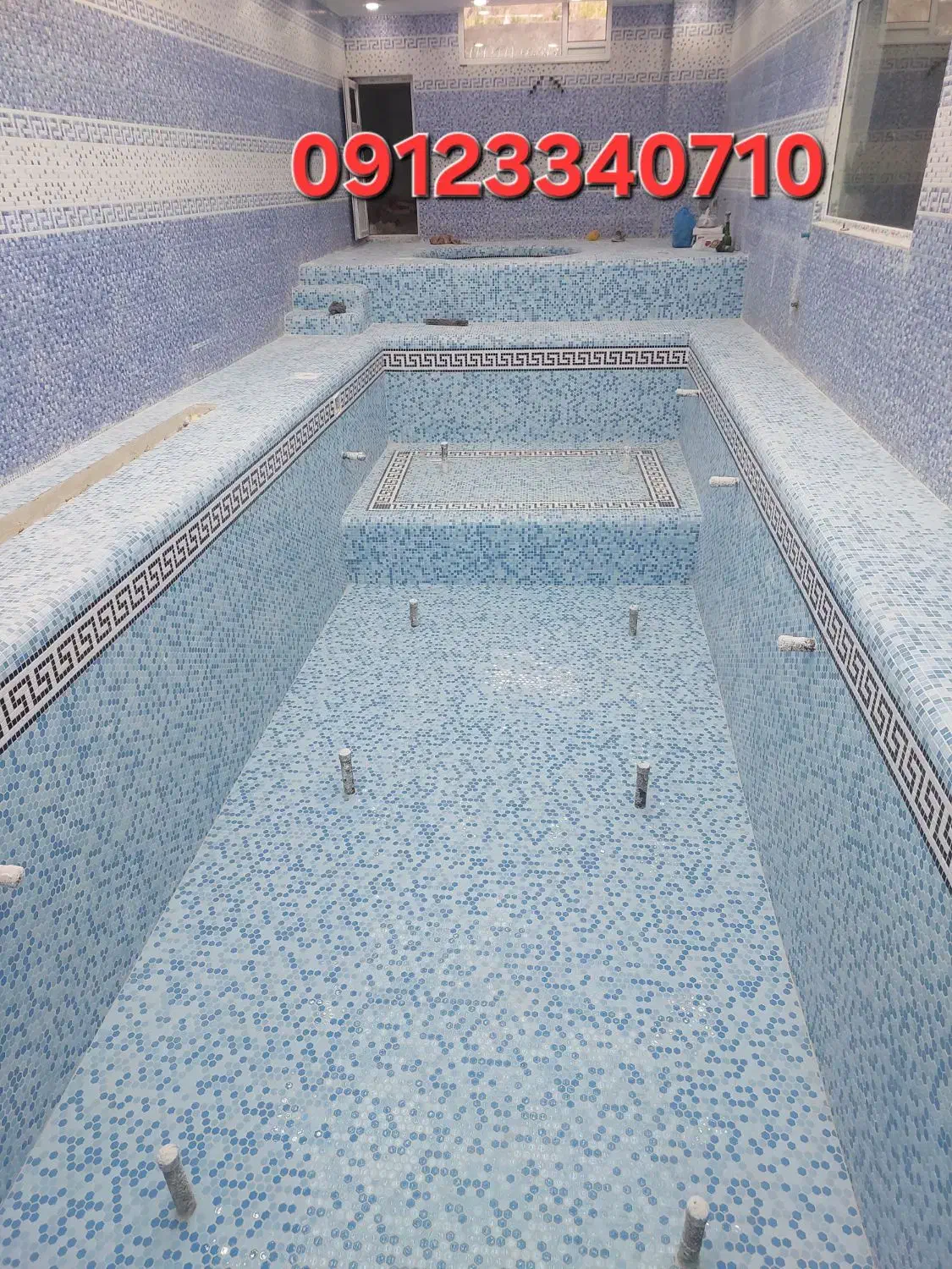 سرامیک کاری استخر سونا جکوزی|خدمات پیشه و مهارت|نوشهر, |دیوار