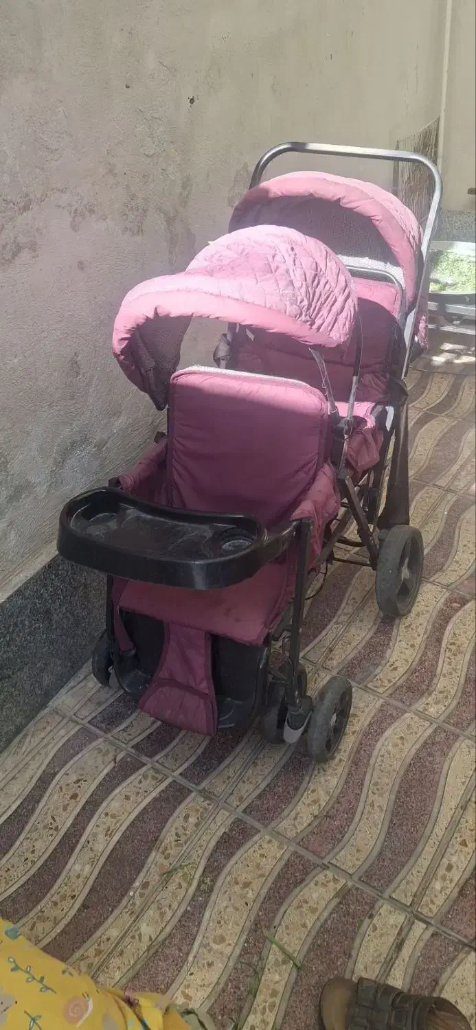 کالسکه دوقلو|کالسکه و لوازم جانبی|تبریز, |دیوار