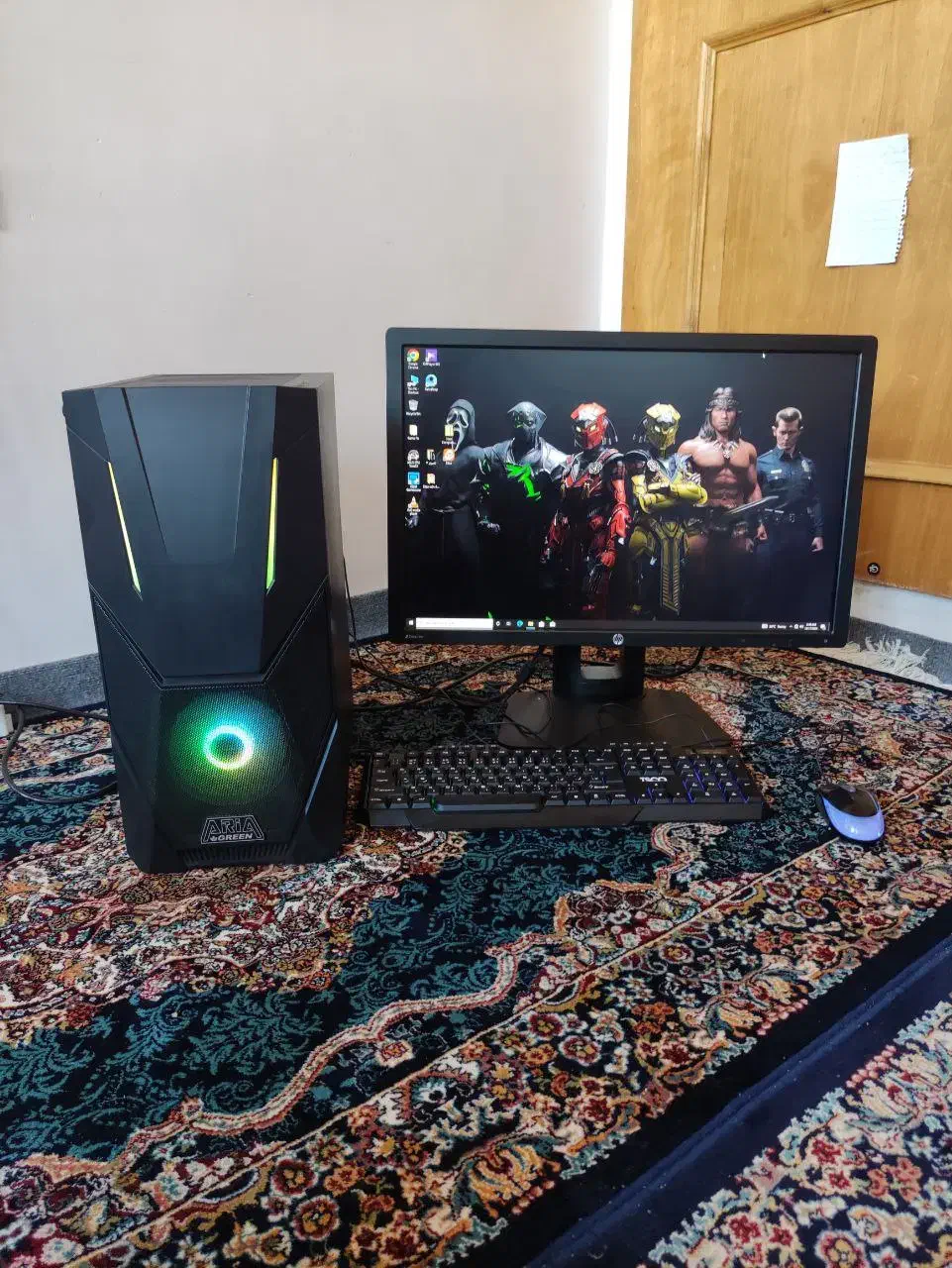 کیس گیمینگ رندرینگ 12 هسته ای نسل 8 با گرافیک 16|رایانه رومیزی|زنجان, |دیوار