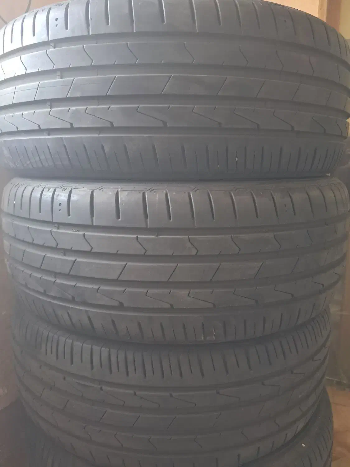 ۴ حلقه لاستیک هانکوک اصل کره‌ای ،در حد نو|قطعات یدکی و لوازم جانبی|باقرشهر, |دیوار