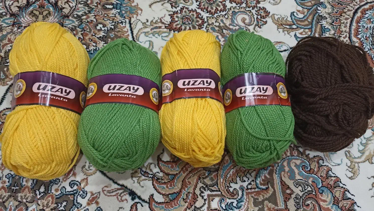 5 عدد کاموا برند اوزای uzay|لوازم خیاطی و بافتنی|قائن, |دیوار