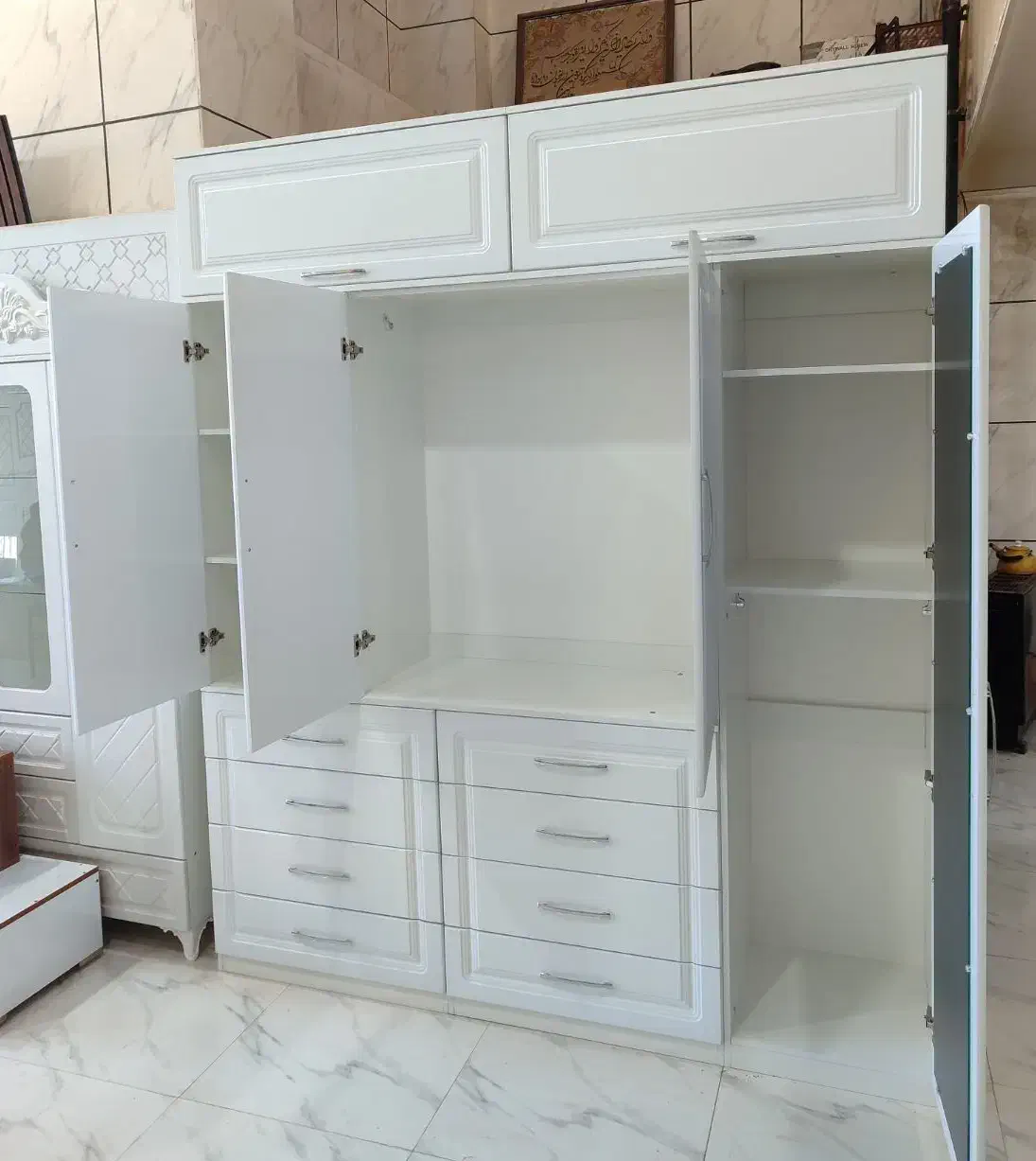 کمد دیواری  مدل لاوین|جاکفشی، کمد، دراور|الوند, |دیوار