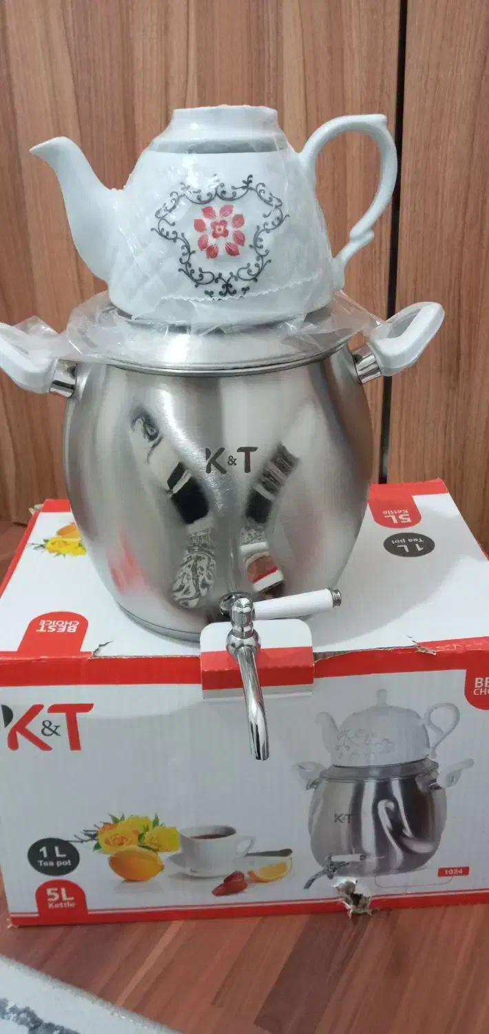 کتری قوری|سماور، چای‌ساز، قهوه‌ساز|پرند, فاز ۵|دیوار