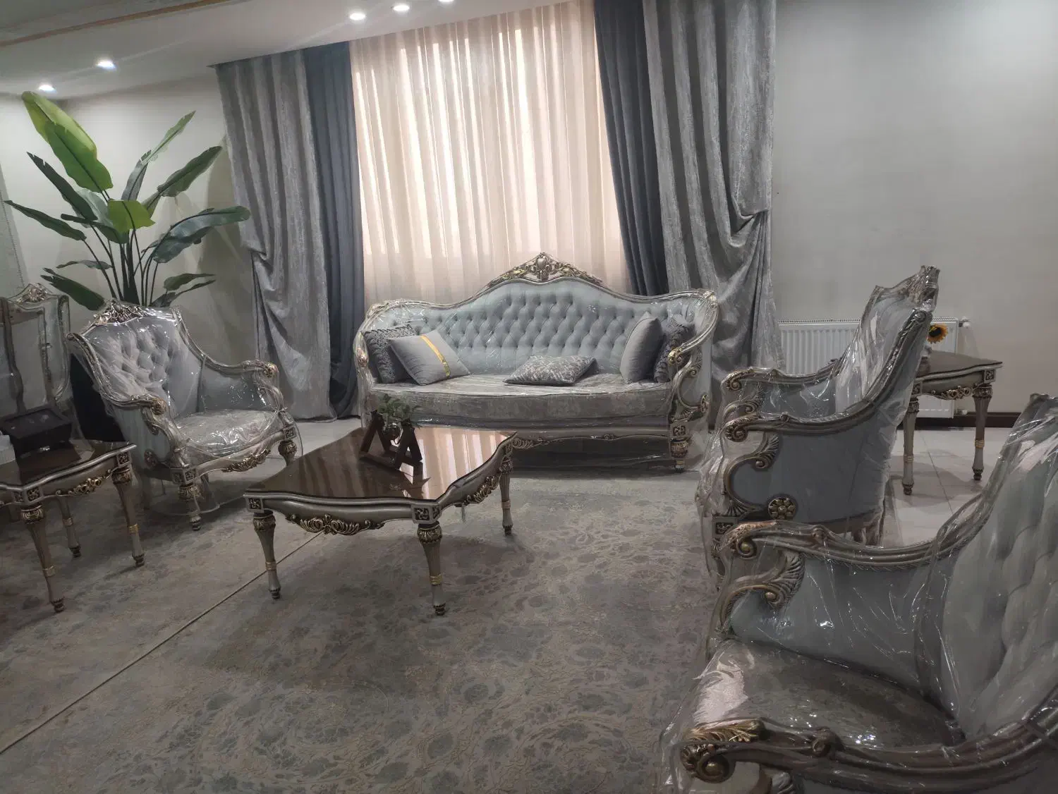 ست کامل مبل و میز ناهارخوری لاکچری سالم، تمیز خاص|مبلمان خانگی و میز عسلی|پاکدشت, پاکدشت (مامازند)|دیوار