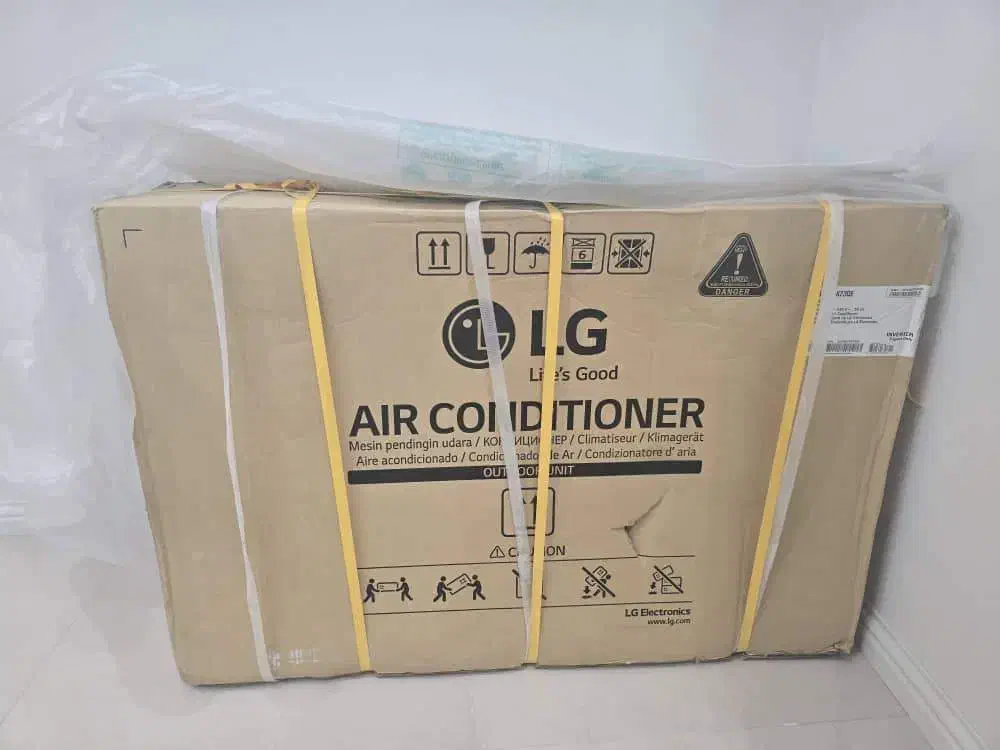 کولر گازی ال جی 24000 پلمب|کولر گازی و فنکوئل|شیراز, گود خزینه|دیوار