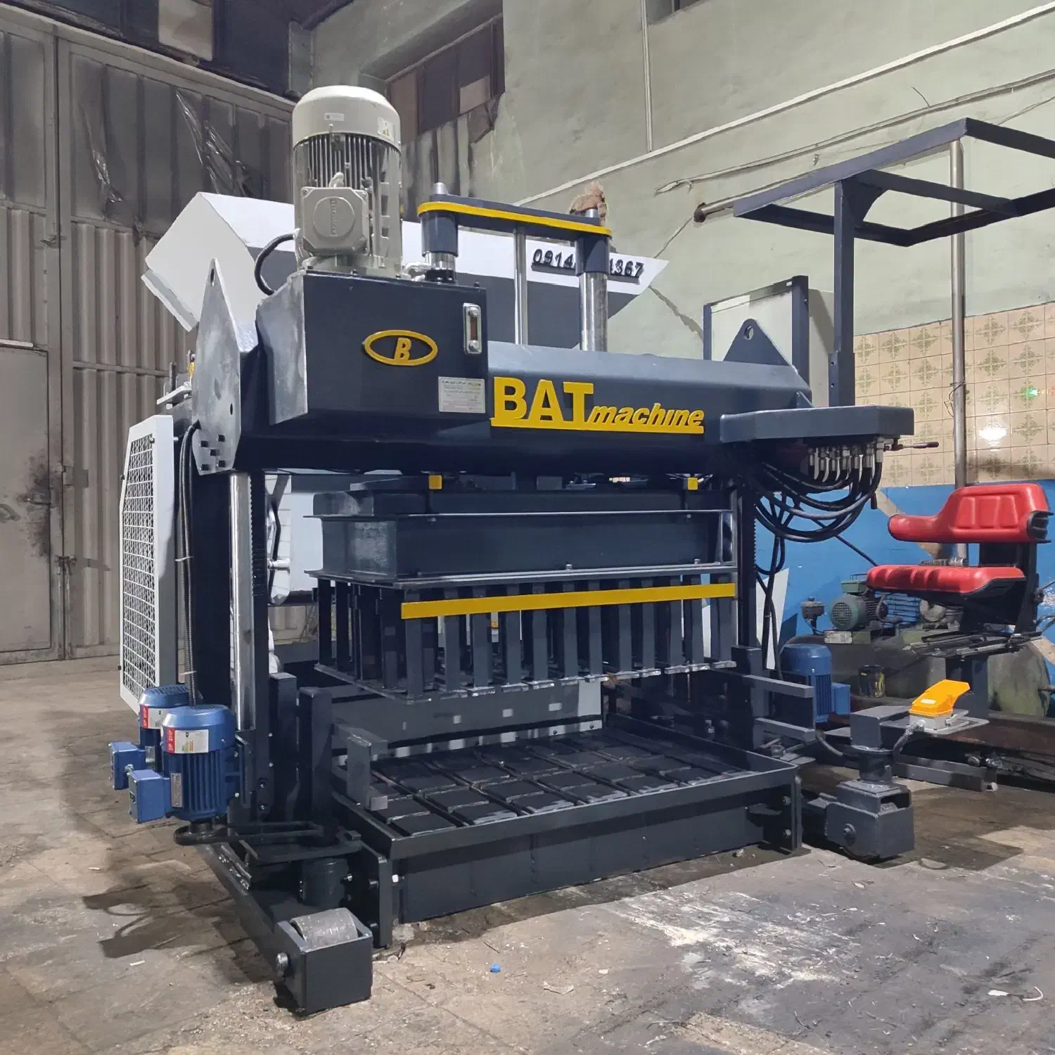 بلوک سیمانی با دستگاه تمام اتوماتیک|مصالح و تجهیزات ساختمان|میانه, |دیوار