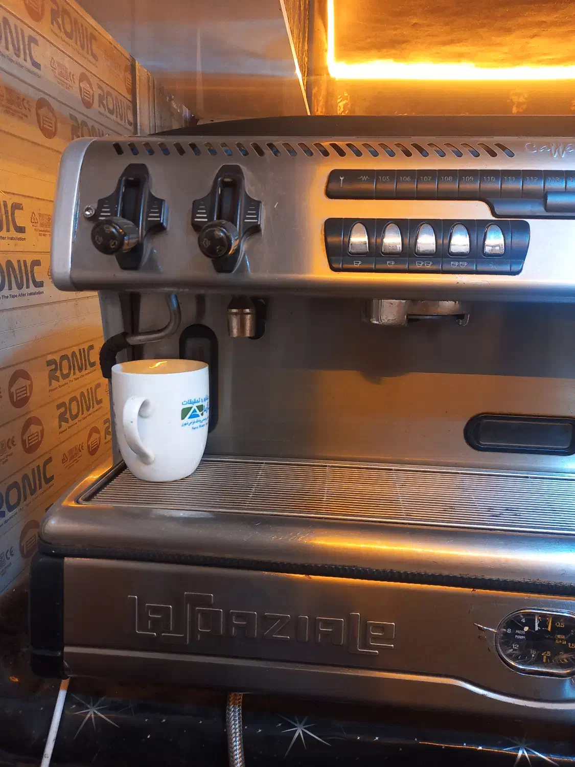 دستگاه اسپرسو ساز دوقولو درجه یک|سماور، چایساز، قهوهساز|دزفول, |دیوار