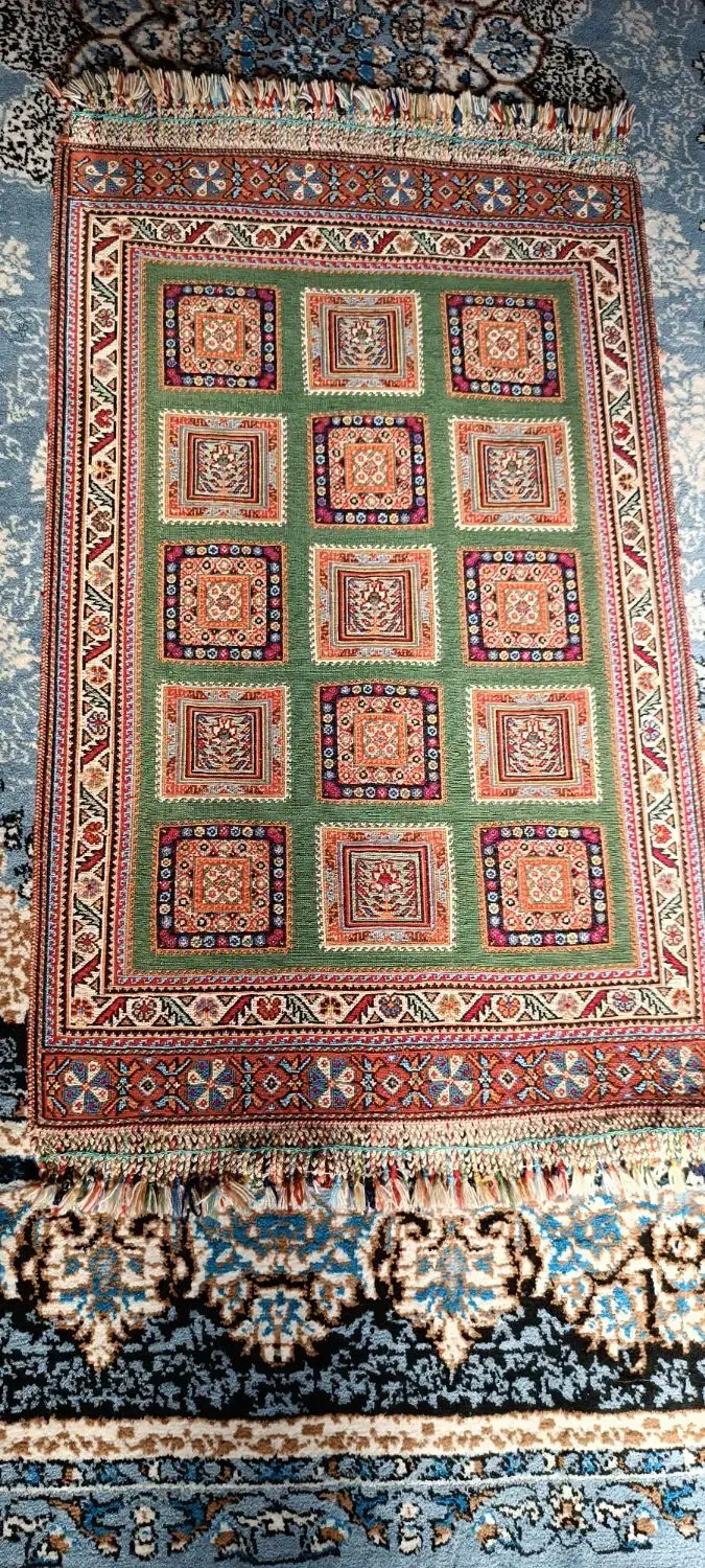 گلیم|گلیم، جاجیم، گبه|کرمان, |دیوار