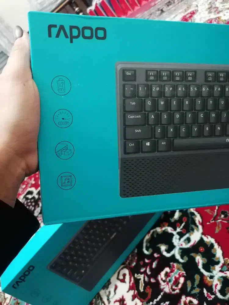 کیبورد بی سیم rapo|قطعات و لوازم جانبی رایانه|شیراز, معالیآباد|دیوار